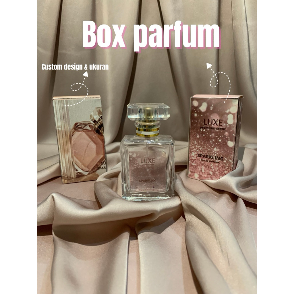 CUSTOM BOX PARFUM | CUSTOM KEMASAN PARFUM | CUSTOM DUS PARFUM 30ml