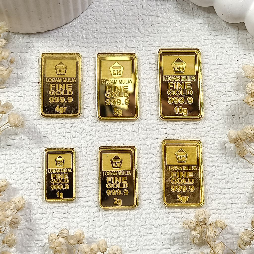 Replika emas batangan untuk mahar hiasan mahar