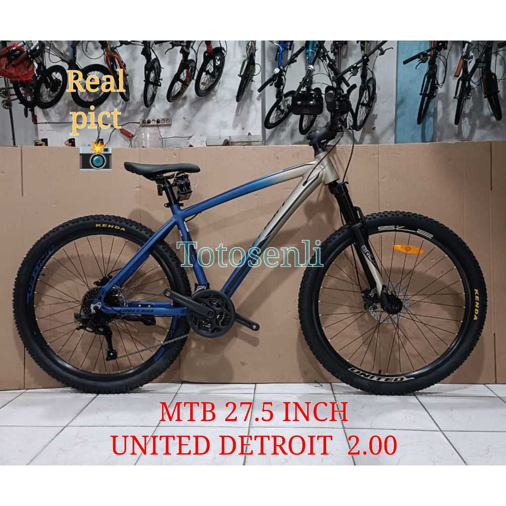 sepeda gunung terbaru MTB 27,5 inch united detroit 2.00 sepeda gunung terbaru