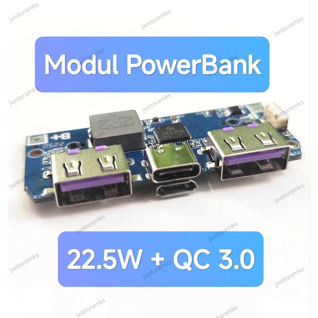 Modul powerbank 22.5W + QC 3.0