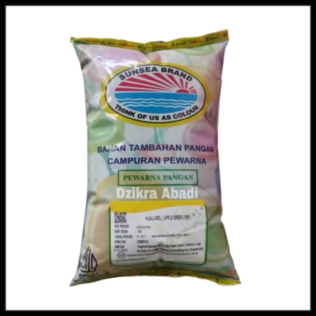 Pewarna Makanan Bubuk Apple Green 2198 ( ROHA ) 1 kg