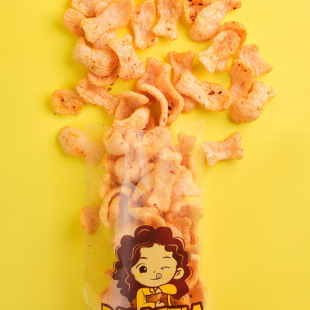 Kerupuk Ikan Pedas Daun Jeruk