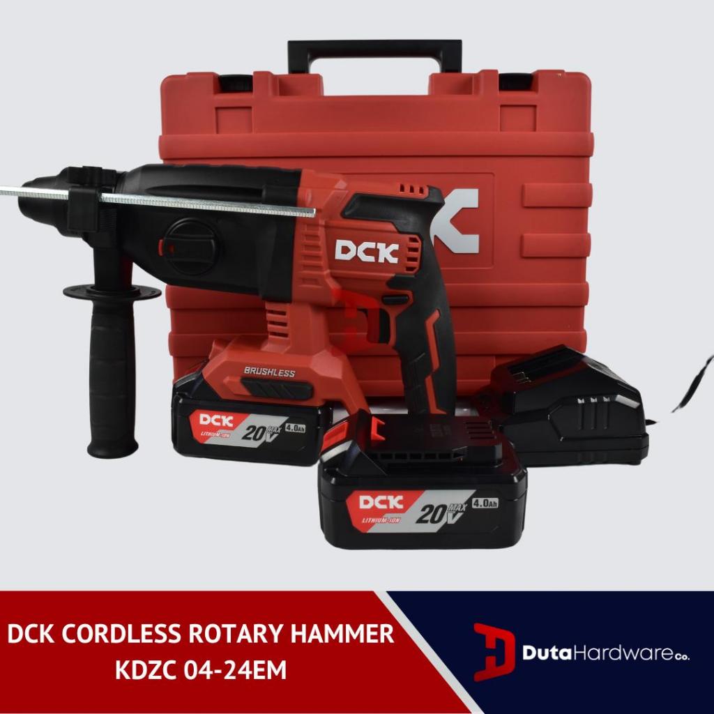 DCK Rotary Hammer Cordless KDZC04-24EM - Mesin Bor Beton Baterai SDS 20V