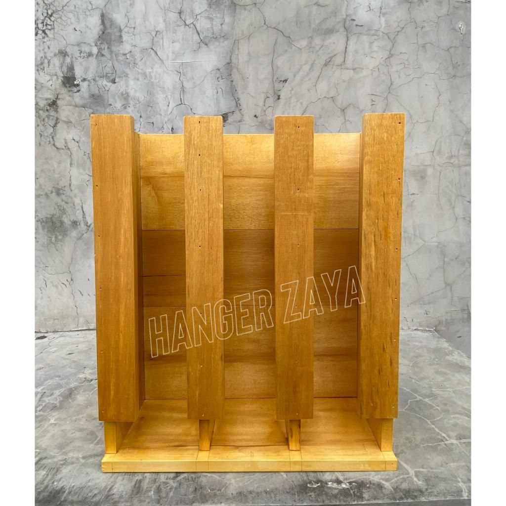 Rak Penyimpanan Mie Instan Bahan Kayu Rak Dapur Serbaguna Minimalis Estetik