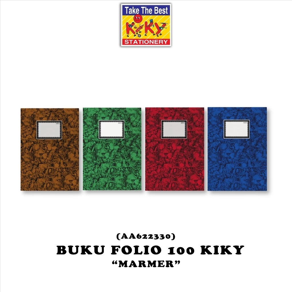 Buku Hardcover KIKY Folio 100 ( Buku Folio Bergaris 100 Lembar )