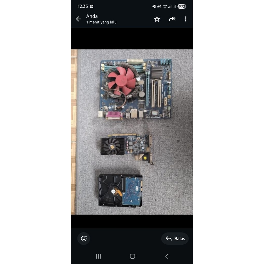 Mobo i3 bekas bonus vga hdd