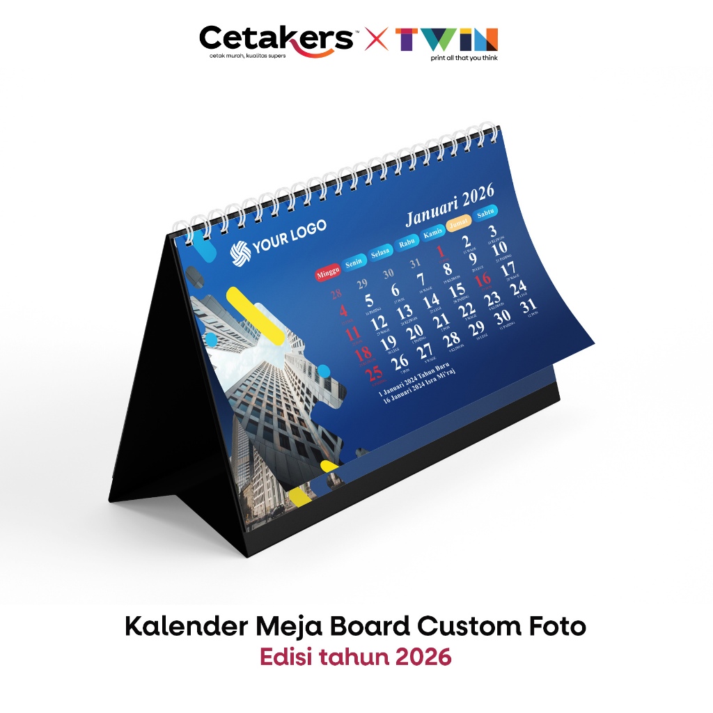 Photobook Cetak Kalender Board 2026 Custom