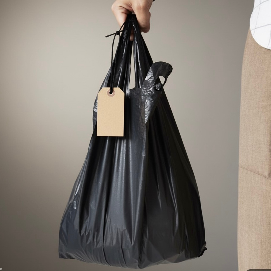 Kantong Plastik Kresek Hitam / Asoy Hitam Tebal 1 Ball isi 20 KG