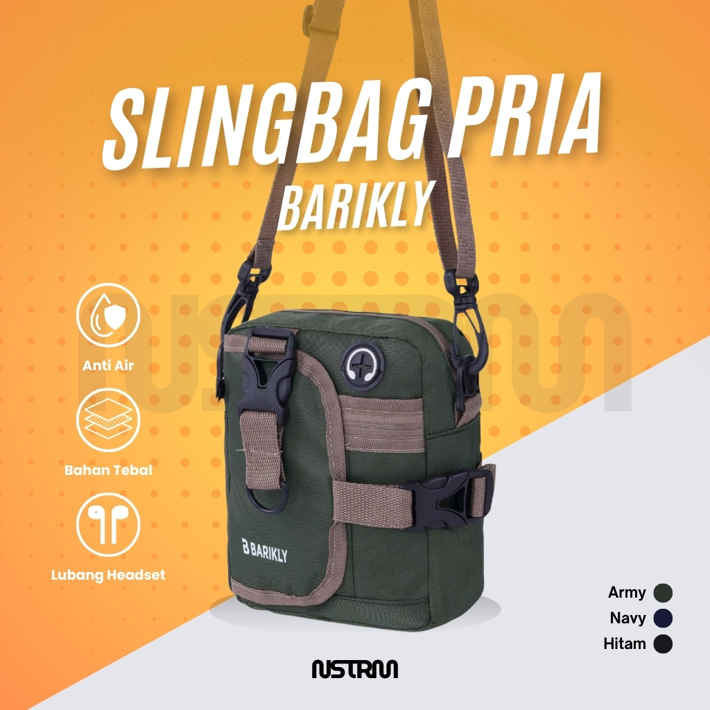 Tas Selempang Pria Slingbag Takuza Premium Distro Lokal Anti Air