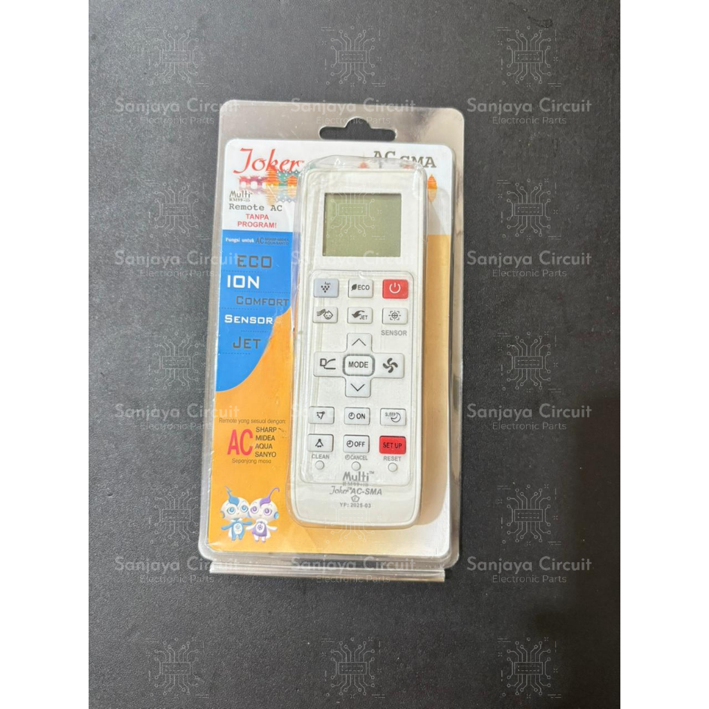Remote Remot AC Sharp / Midea / Aqua / Sanyo Multi Universal