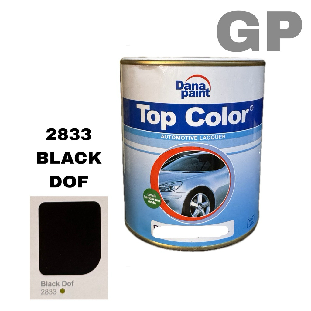 Top Color 2833 BLACK DOF || Danapaint || Cat Mobil