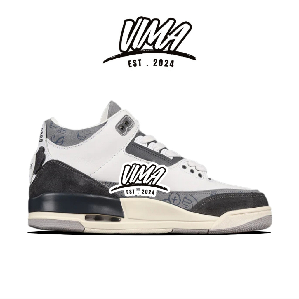 Sepatu AJ 3 Retro X Kaws