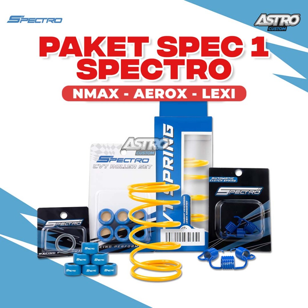 Spectro Paket Upgrade CVT Spec 1 NMAX 155 Aerox 155 Lexi 125 OLD NEW Kirian Per Roller Ring Pulley