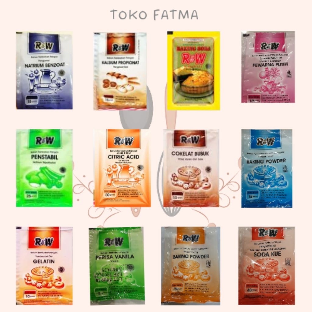 PROMO ECER bahan kue soda kue baking soda baking powder vanili coklat bubuk