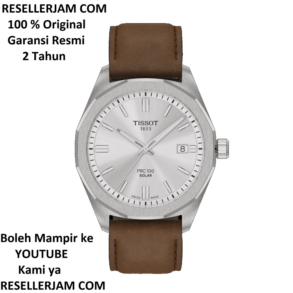 Jam Tangan Tissot T151.422.16.031.00 PRC 100 Solar 39mm Original Garansi Resmi