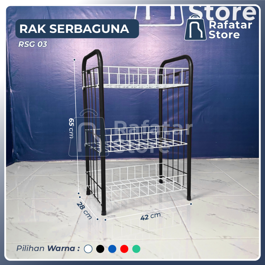 Pesona_Mimin Rak Rsg Serbaguna Pipa Susun 4 3 & 2 // Rak Chiki // Rak Jajan // Rak Snack // Rak Mini