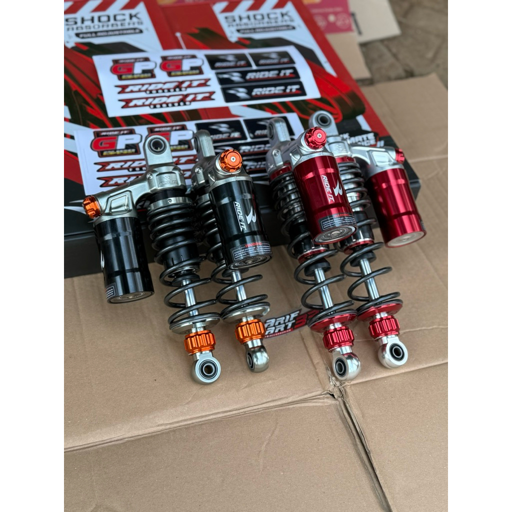 Shock GP Ride IT Ultimate Hyperloop Premium Klik Aktif Shockbreaker Tabung CB GL MP Tiger RX King fi
