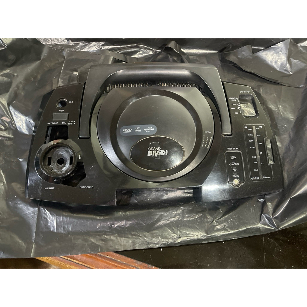 Panel Case Casing Cover Atas Radio Tape POLYTRON GD512BR Original Cabutan