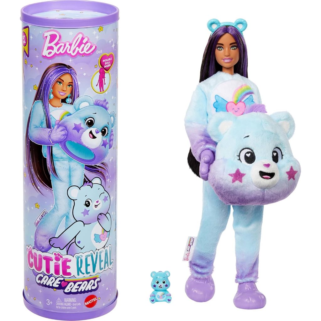 Barbie Cutie Reveal Care Bears Doll & Accessories