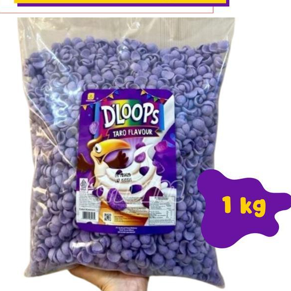 D LOOPS CORN PUFF TARO FLAVOUR BAG 1 KG