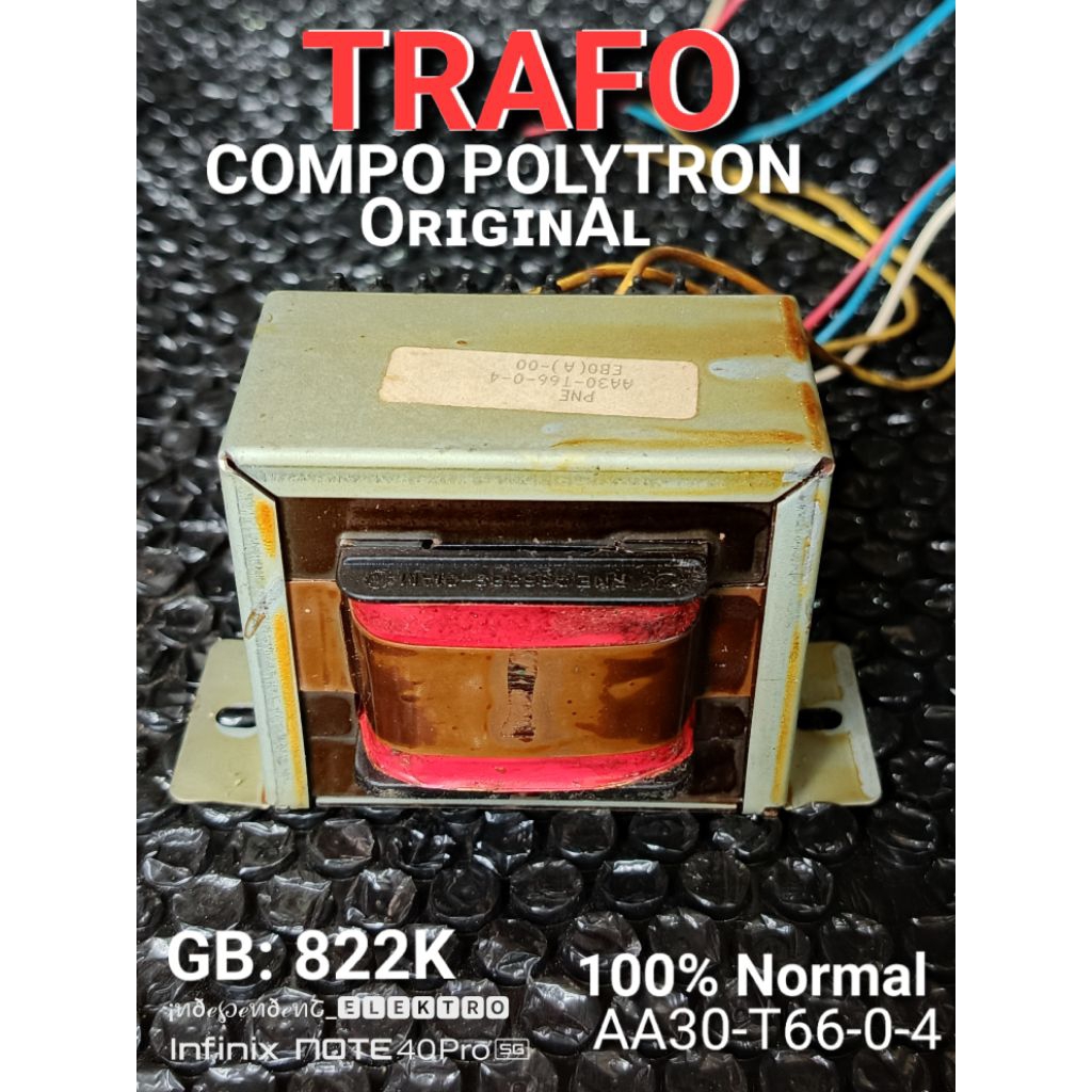 Trafo Compo polytron   Trafo big compo polytron GB822K   Travo compo polytron   Trafo Compo polytron