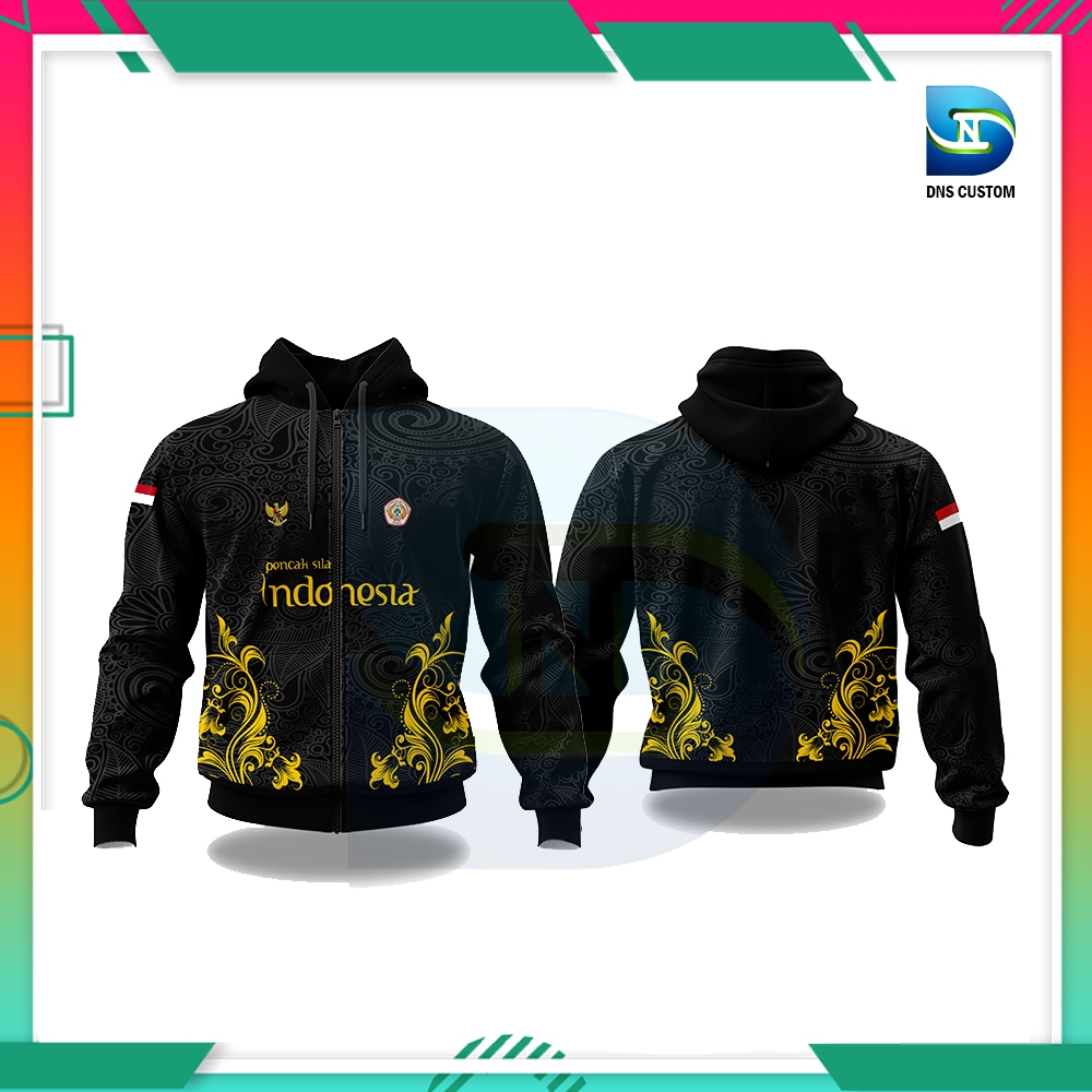 Jaket Pencak Silat Indonesia / Jaket Hoodie Silat Motif Terbaru