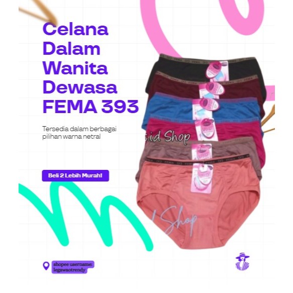 Grosir Termurah Celana Dalam Wanita Dewasa Fema 393
