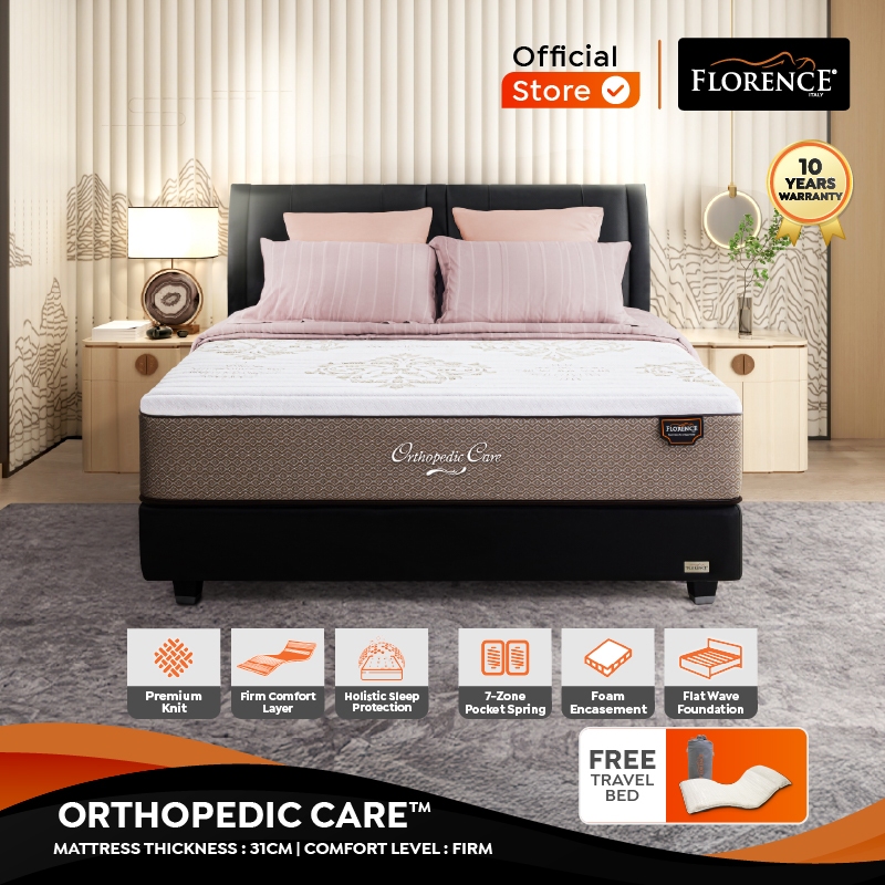 Florence Kasur Spring Bed Orthopedic Care - Full Set