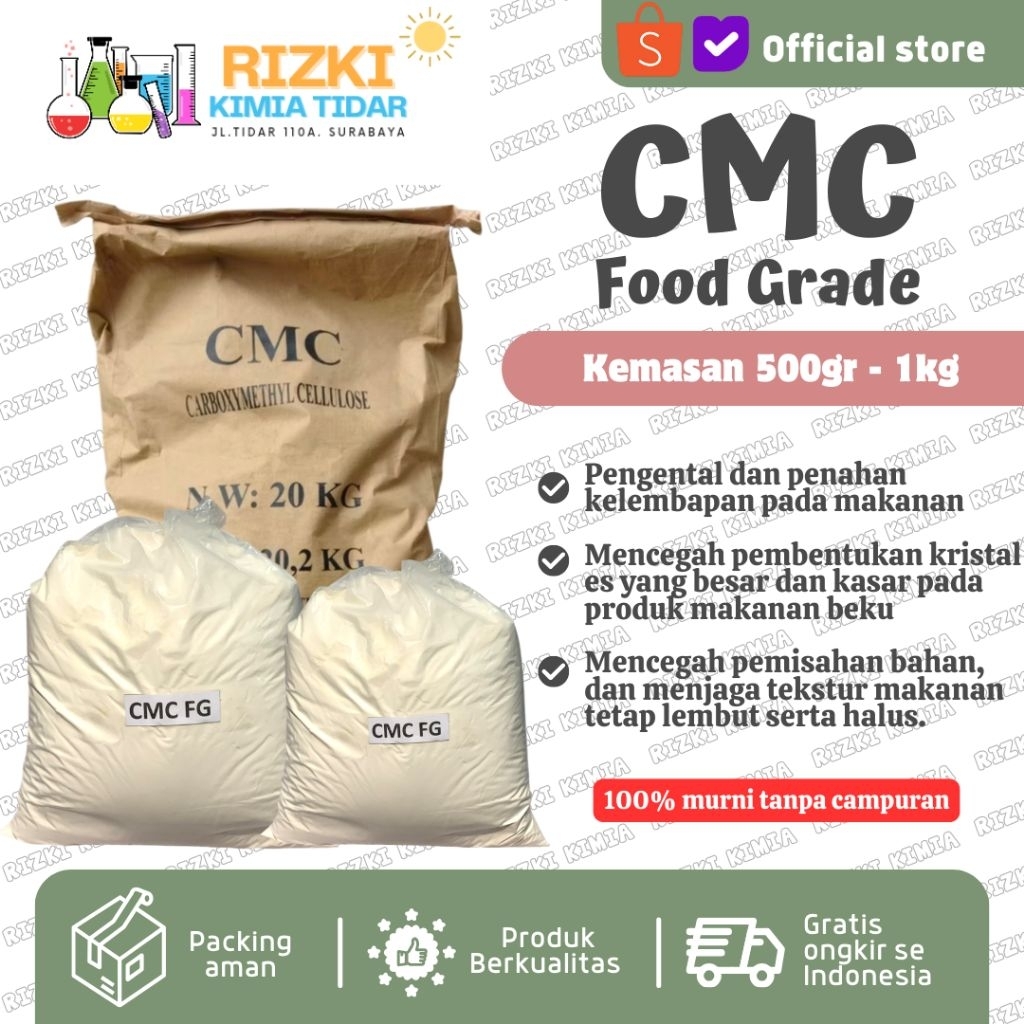 CMC Food Grade Pengental Carboxy Methyl Cellulose