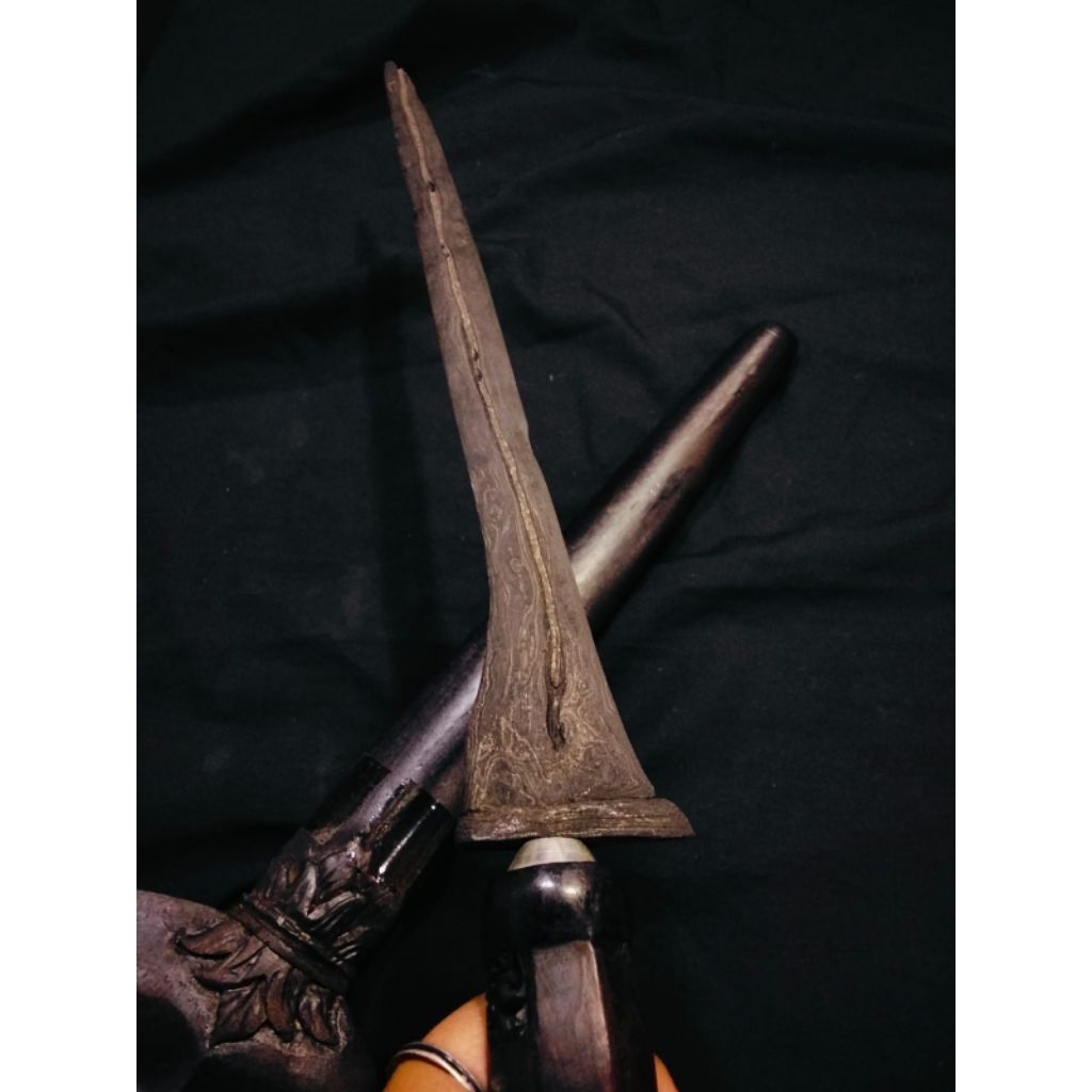 Keris Sepuh Brojol Pamor Sodo Lanang Original Desa Tua Kuno