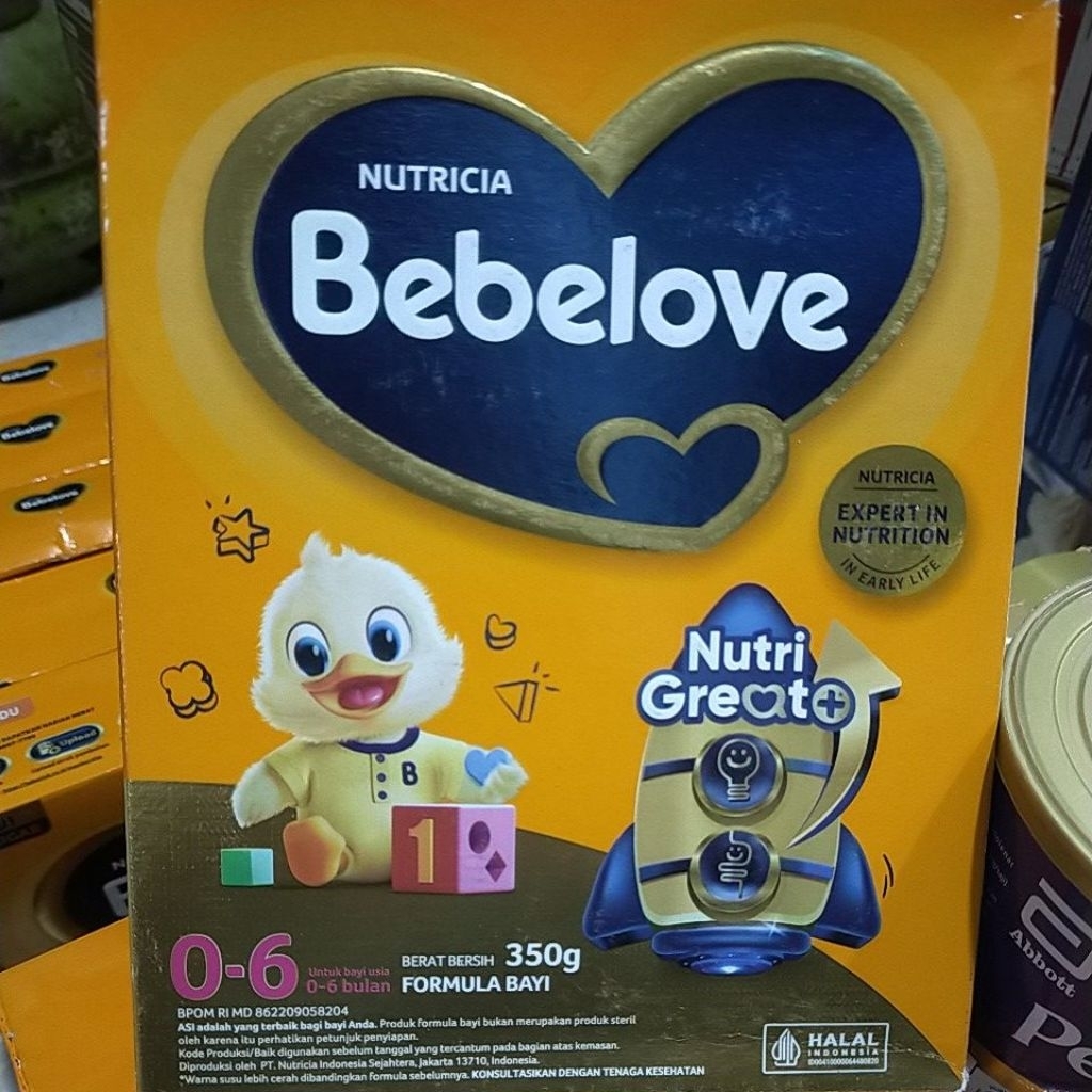 bebelove 0-6 bulan susu formula bayi 350g