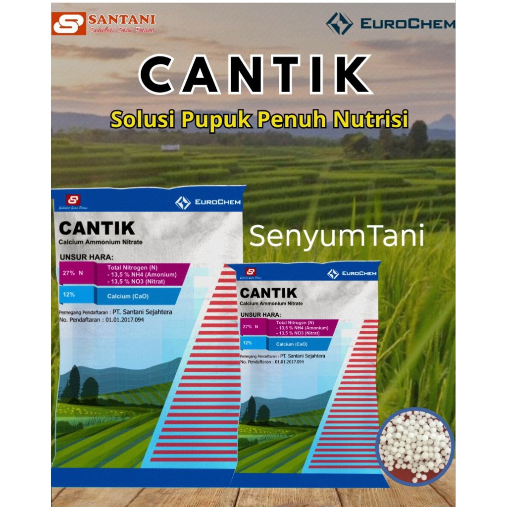 PUPUK CANTIK calcium ammonium Nitrate 1kg