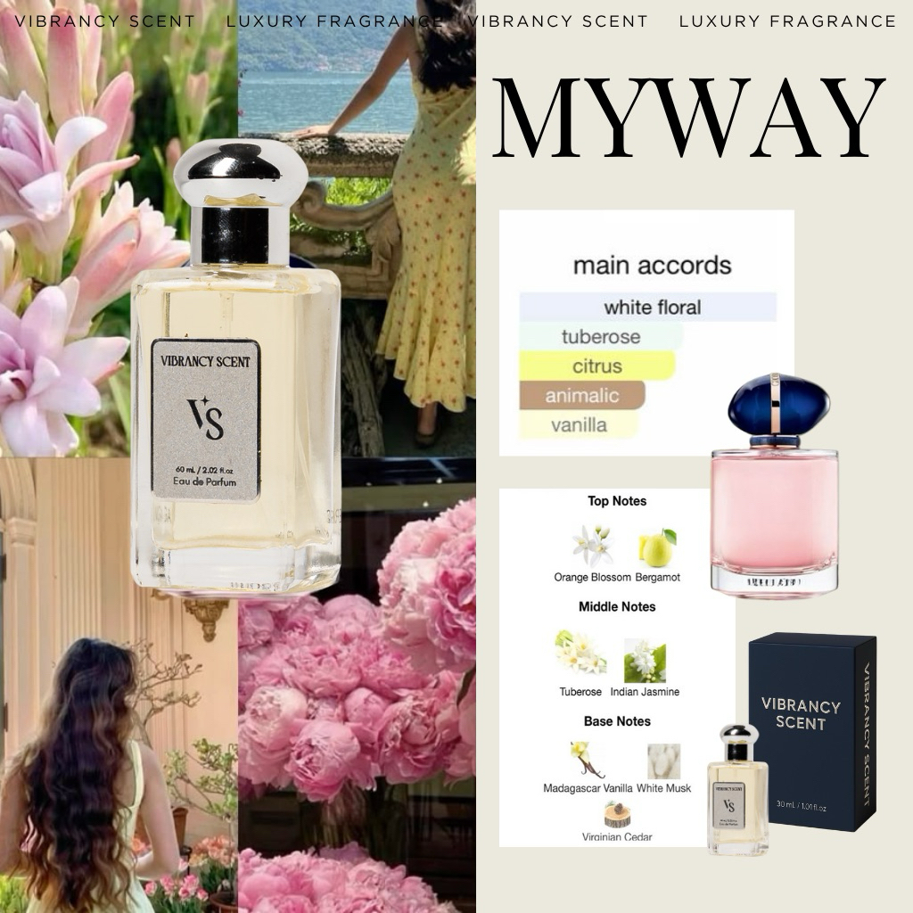 MYWAY - Inspired Parfum Uniseks Tahan Lama  Vibrancy Scent
