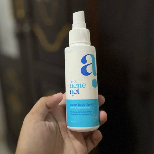Preloved Erha acne body spray
