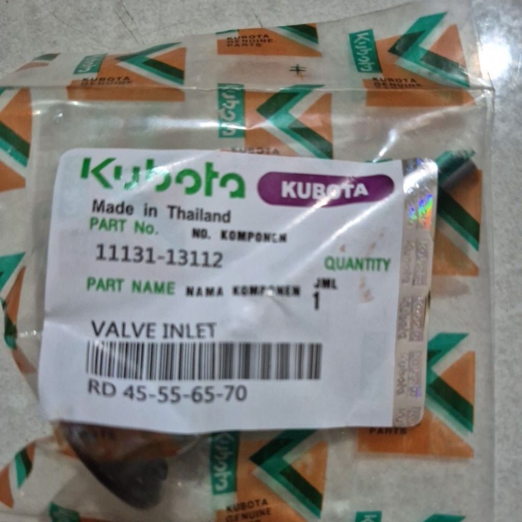 KUBOTA RD65 Payung Klep Set Mesin RD 65 Untuk Mesin Kubota