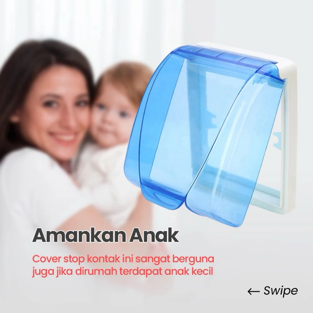 Penutup Stop Kontak Colokan Listrik / Tutup Pengaman Stop Kontak