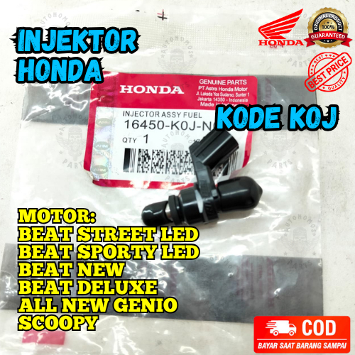 INJEKTOR HONDA KOJ | BEAT STREET LED BEAT SPORTY LED BEAT NEW DELUXE NEW GENIO SCOOPY ORIGINAL