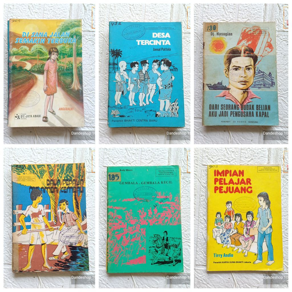 Buku Cerita Jadul (A-L) - Novel Klasik Anak Roman, Puisi, Dongeng, Legenda, Cerita Rakyat, Fabel