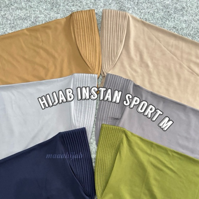 Hijab Instan Sport Ukuran M | Jilbab Instan Ukuran M | Jilbab Sport Ukuran M | Hijab Bergo  Ukuran M