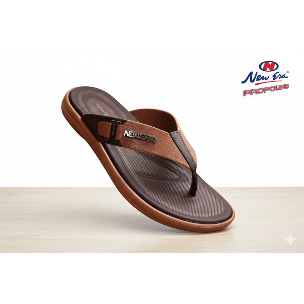 Sandal Japit New Era MB 80572 Original Sandla Japit Karet Pria Dewasa Anti Slip Model Kekinian Uk 39
