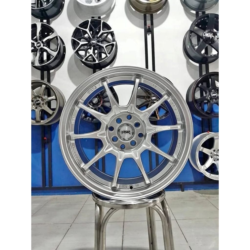 VELG MOBIL MODEL CE28 BOROKO SRD HSR R17X75 PCD 4X100- 4X114,3 ET45 SILVER DASH
