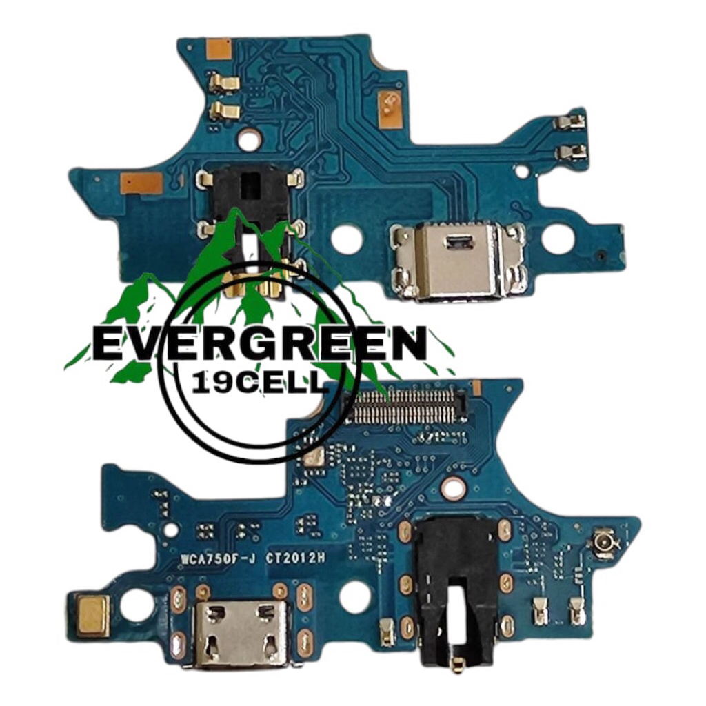 PAPAN PCB KONEKTOR CHARGER SAMSUNG A7 2018 / A750 + CON H/F + MIC KONEKTOR CAS SAMSUNG A750 / A7 201