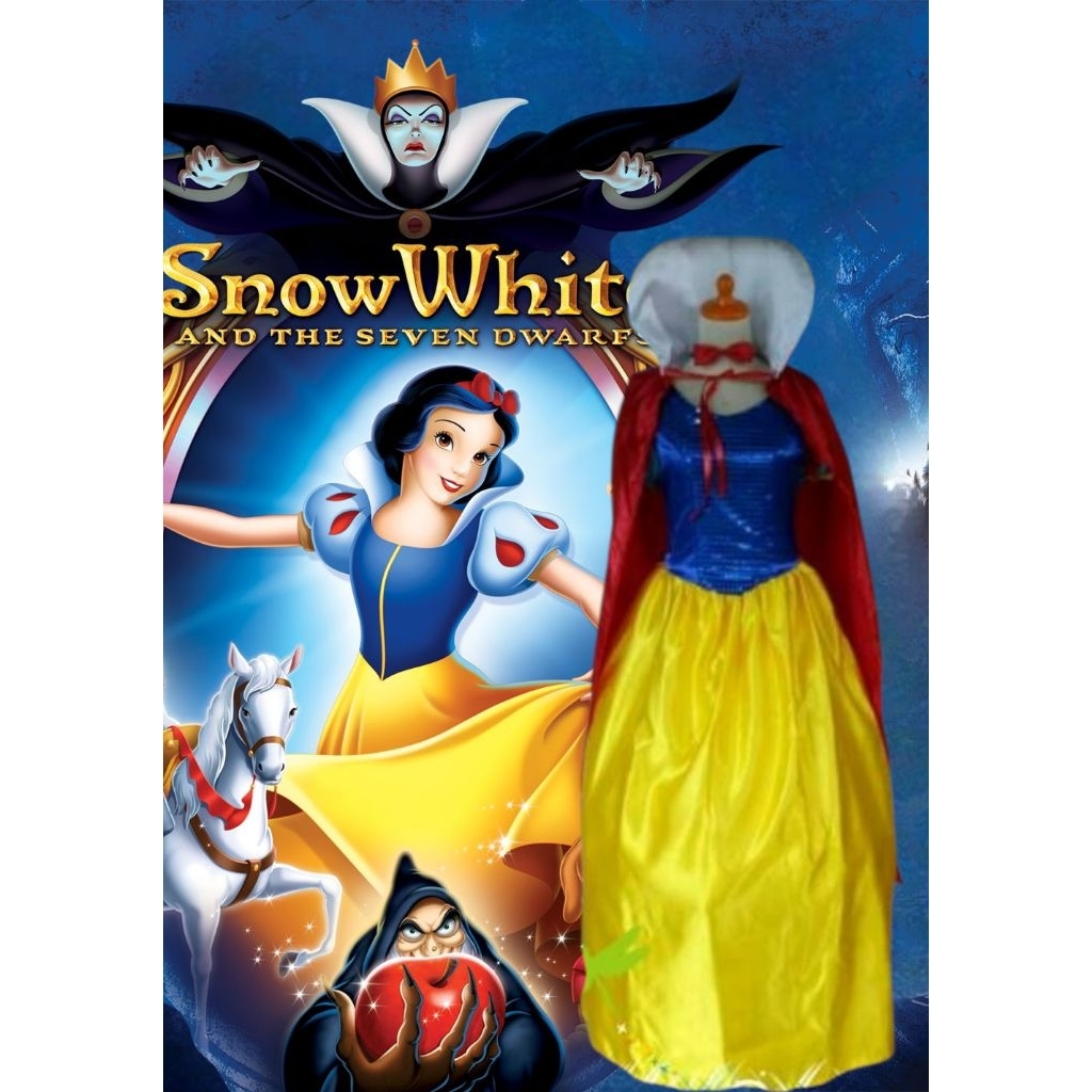 Snow White Dewasa Baju Kostum Princess Disney