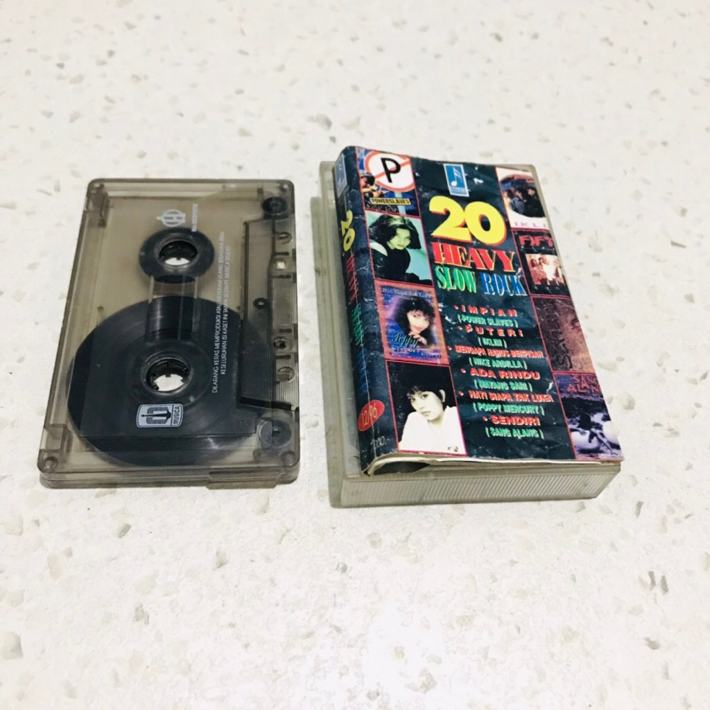 Kaset Pita 20 Heavy Slow Rock - Album Kompilasi - Kaset Pita Original