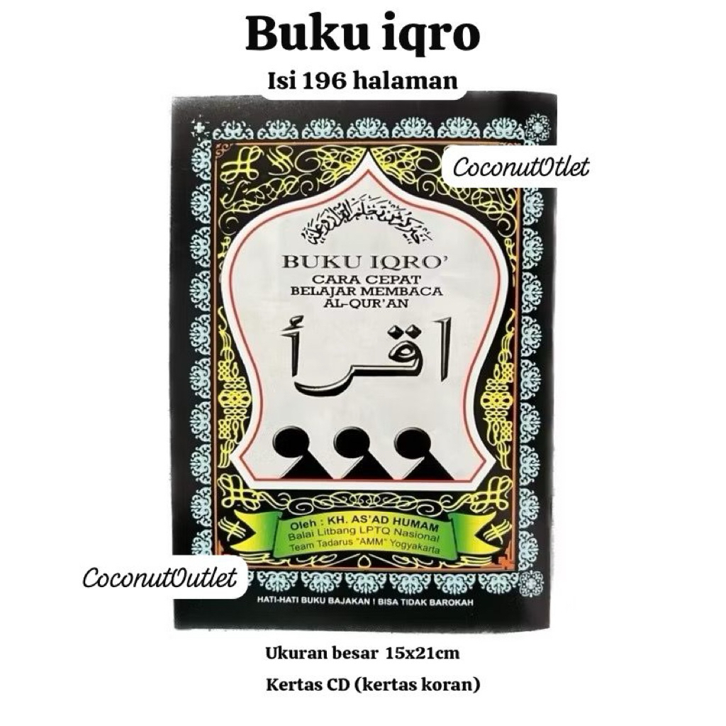 BUKU IQRO. BUKU MENGAJI. IQRO.