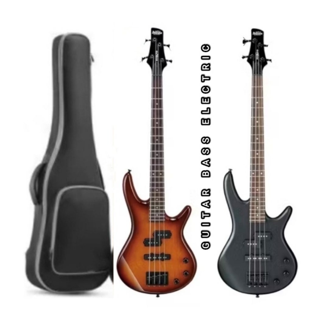 GITAR ELECTRIC BASS FENDER _GUITAR BASS ELECTRIC FREE PACKING KAYU