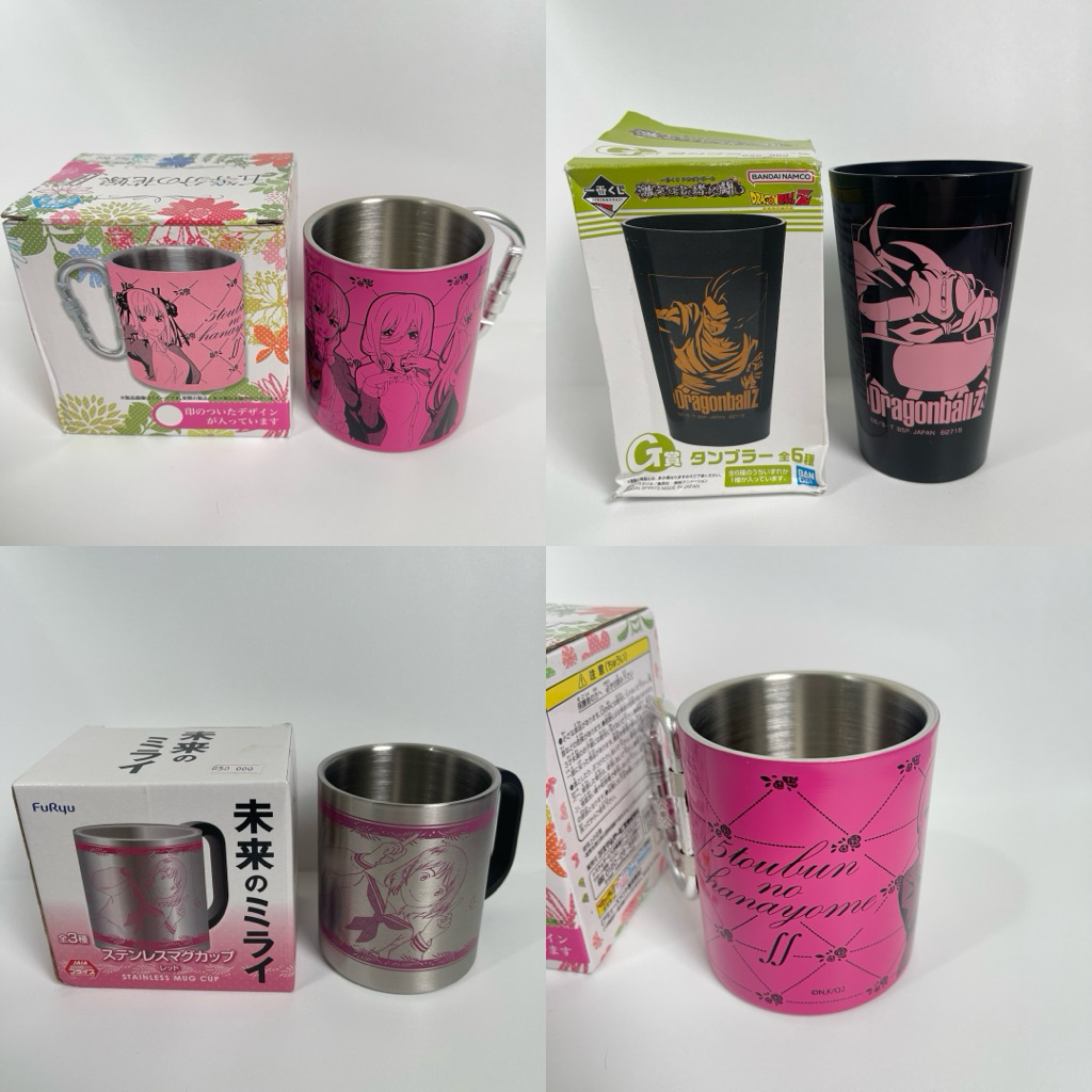 Gelas Anime Official Gotoubun, Mirai, Dragon Ball Merchandise Anime Official
