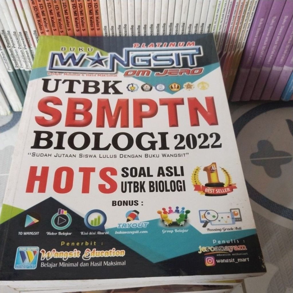BUKU WANGSIT UTBK SBMPTN BIOLOGI SOAL ASLI UTBK 2022 ( ORIGINAL)