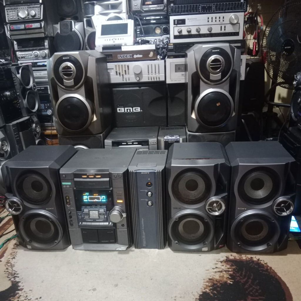 BIG COMPO JUMBO SONY DOUBLE POWER MHC VX888 SUPER BASS 1 SET CLASIC JADUL MEWAH