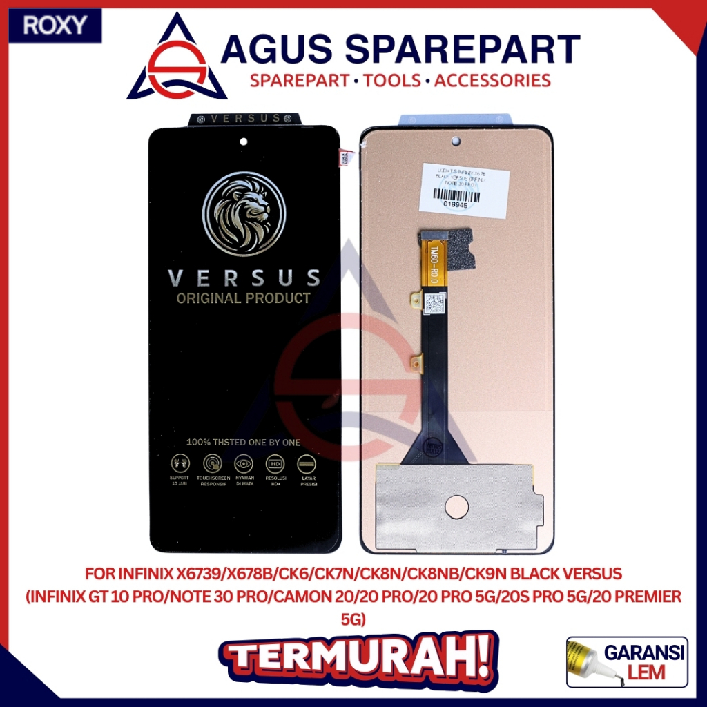 LCD TOUCHSCREEN INFINIX X6739 / X678B / CK6 / CK7N / CK8N / CK8NB / CK9N / GT 10 PRO / NOTE 30 PRO /